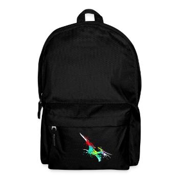 Splash art Dinosaur pterosaurs - Backpack - black - Front