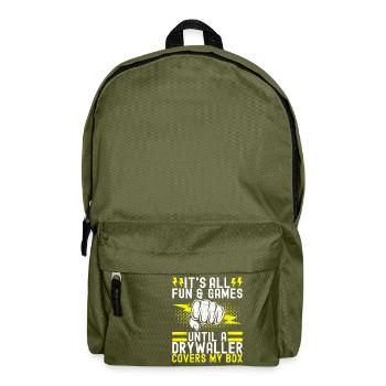 Electrician Electronics Technician - Backpack - olive green - Front