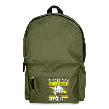Electrician Electronics Technician - Backpack - olive green - Front