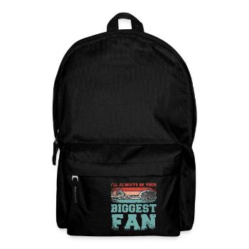 Je serai toujours votre plus grand fan de badminton - Sac à dos - noir - Devant