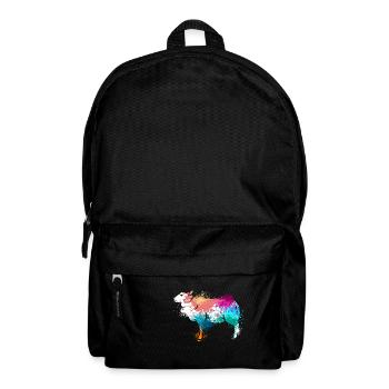 Colorful Splash Art Farm animals sheep - Rucksack - Schwarz - Vorne