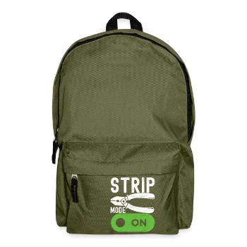 Electrician Electronics Technician - Backpack - olive green - Front