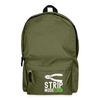 Electrician Electronics Technician - Backpack - olive green - Front
