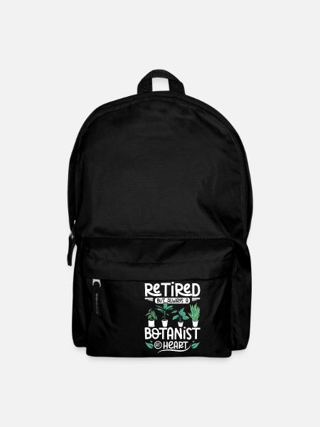 Retired but always a botanist at heart - Rucksack - Schwarz