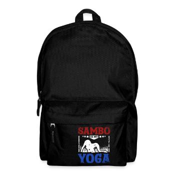 Arts martiaux Le Sambo est mon yoga - Sac à dos - noir - Devant