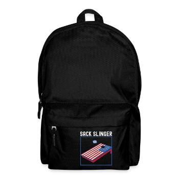 Cornhole Player Cornhole Board - Backpack - black - Front