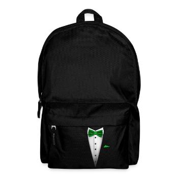 Tuxedo design with Bowtie For Weddings And - Backpack - black - Front