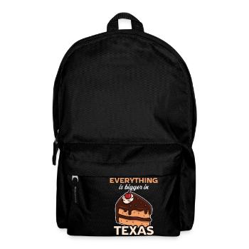 Texas design cake for proud Texans - Backpack - black - Front