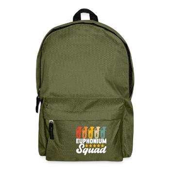 Euphonium baritone tenor horn - Backpack - olive green - Front