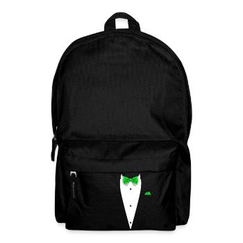 Tuxedo design with Bowtie For Weddings And - Backpack - black - Front