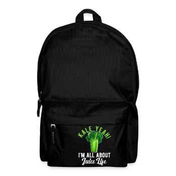 Juicing Men Women Juicer Cleanse Smoothie Juice - Backpack - black - Front