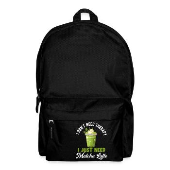 Matcha Tea Latte Lover For Green Tea Funny Matcha - Backpack - black - Front