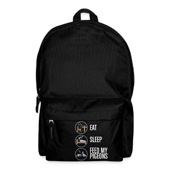 Feed My Pigeons Design for Pigeon Lovers - Backpack - black - Front