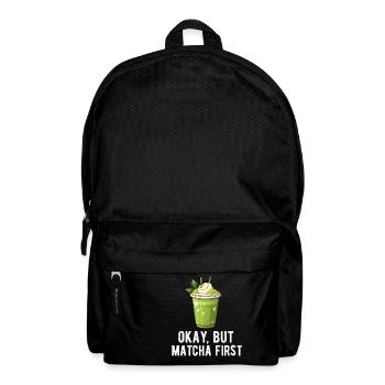 Matcha Tea Latte Lover For Green Tea Funny Matcha - Backpack - black - Front