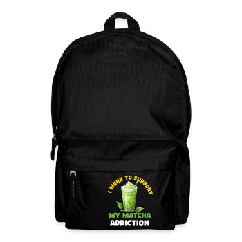 Matcha Tea Latte Lover For Green Tea Funny Matcha - Backpack - black - Front