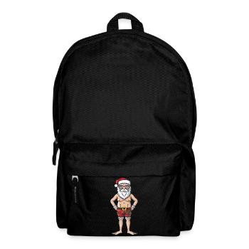 Santa Claus Holiday Santa - Backpack - black - Front