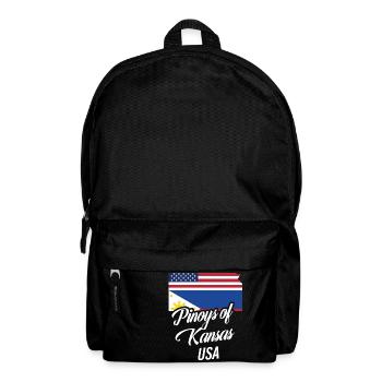 Filipinos of Kansas Design für stolze Fil-Ams - Rucksack - Schwarz - Vorne