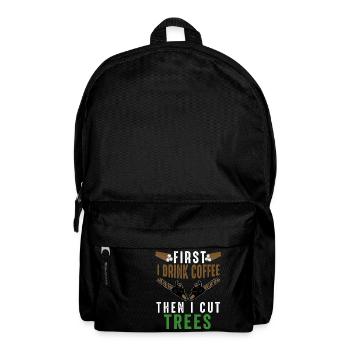 Arborist Tree Surgeon Woodworker Funny Logger - Backpack - black - Front
