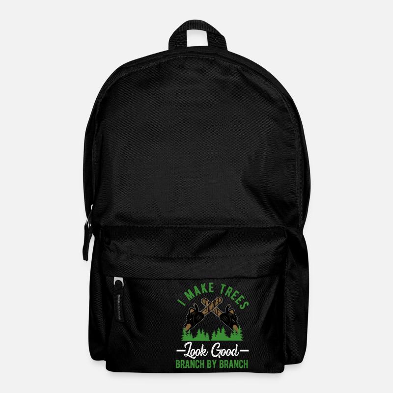 Baumpfleger Baumchirurg Holzarbeiter Lustiger Holzfäller - Rucksack - Schwarz