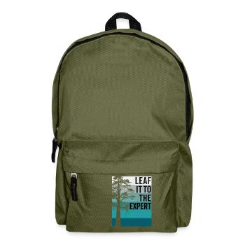 Baumpfleger Baumchirurg Holzarbeiter Lustiger Holzfäller - Rucksack - Olivgrün - Vorne