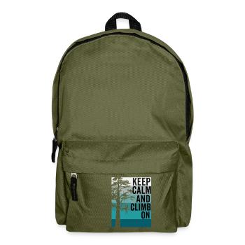 Baumpfleger Baumchirurg Holzarbeiter Lustiger Holzfäller - Rucksack - Olivgrün - Vorne