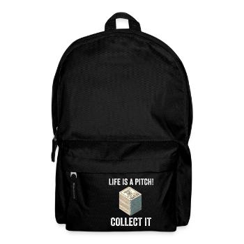Baseball-Kartensammler Lustiges Sammeln Baseball - Rucksack - Schwarz - Vorne
