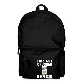 Passed CPA Exam For Certified Accountant Funny - Backpack - black - Front
