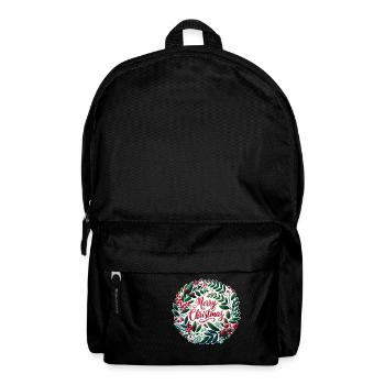 Merry Christmas design Funny Gift for Xmas Lovers - Backpack - black - Front