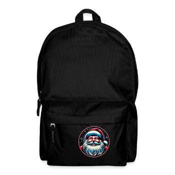 Santa Claus design Funny Gift for Xmas Lovers - Backpack - black - Front