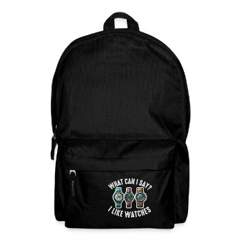 Watch Collector Horologist Collecting Watches - Backpack - black - Front
