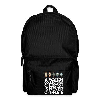 Watch Collector Horologist Collecting Watches - Backpack - black - Front