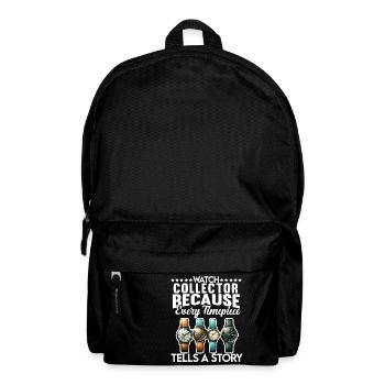 Watch Collector Horologist Collecting Watches - Backpack - black - Front
