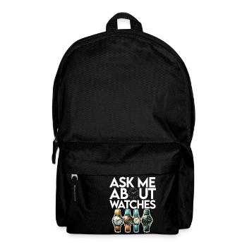 Watch Collector Horologist Collecting Watches - Backpack - black - Front