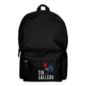 Gallero Pelea De Gallos Hombre Papá Padre Tío - Rucksack - Schwarz - Vorne