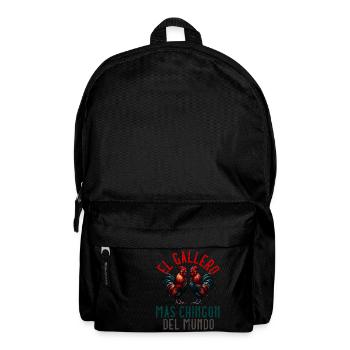 Gallero Pelea De Gallos Hombre Papá Padre Tío - Rucksack - Schwarz - Vorne