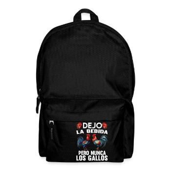 Gallero Pelea De Gallos Hombre Papá Padre Tío - Rucksack - Schwarz - Vorne