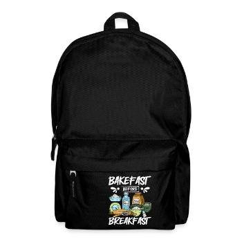 Baking bread bakefast before breakfast - Rucksack - Schwarz - Vorne