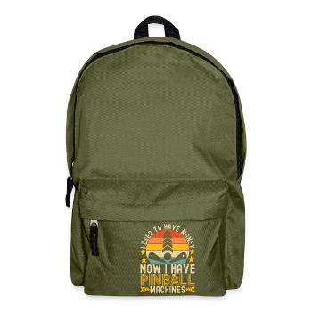 Pinball Flipper - Backpack - olive green - Front
