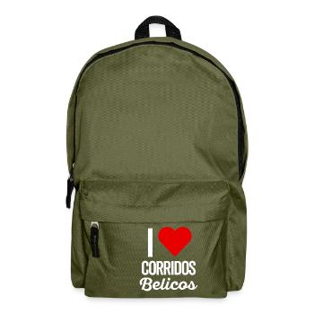 Corridos Belicos Tumbados Merch Camiseta Música - Sac à dos - vert olive - Devant
