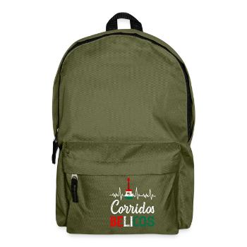 Corridos Belicos Tumbados Merch Camiseta Música - Sac à dos - vert olive - Devant