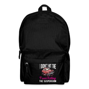 Neue Fahrschüler Mädchen Frauen Mutter Tochter - Rucksack - Schwarz - Vorne