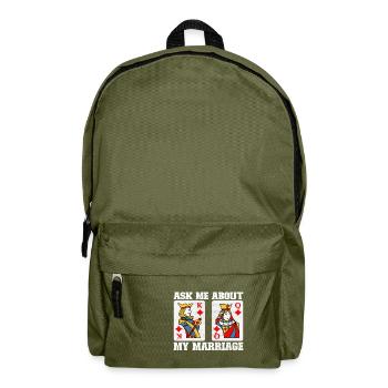Binocular Pinochle - Backpack - olive green - Front
