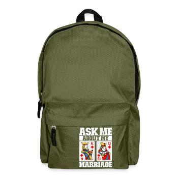 Binocular Pinochle - Backpack - olive green - Front