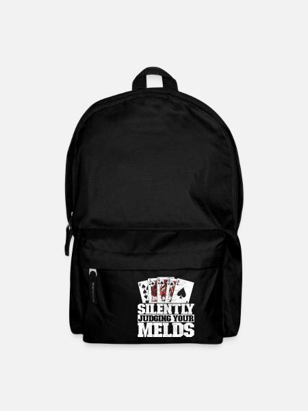 Binokel Pinochle - Rucksack - Schwarz