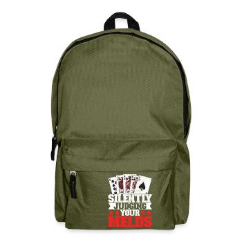 Binocular Pinochle - Backpack - olive green - Front