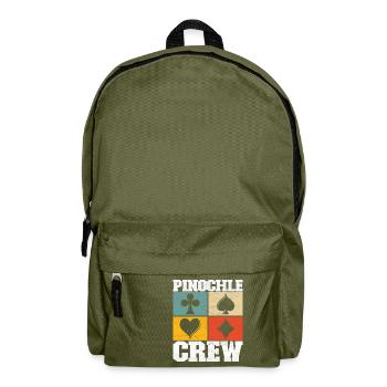 Binokel Pinochle - Backpack - olive green - Front
