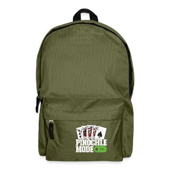 Binokel Pinochle - Backpack - olive green - Front