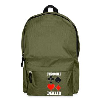 Binocular Pinochle - Backpack - olive green - Front