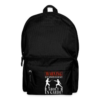 Fechten Fechtsport - Rucksack - Schwarz - Vorne