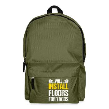 Tiler Floor Layer - Backpack - olive green - Front
